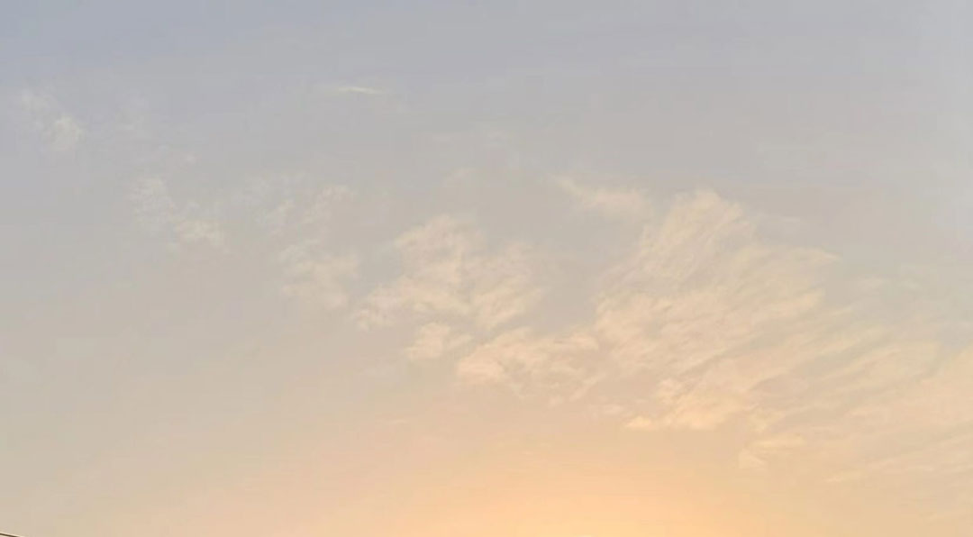 家乡的落日黄昏